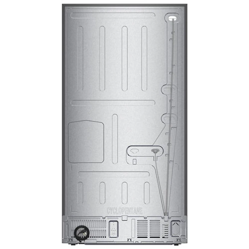 Whirlpool 36" 30.52 Cu. Ft. French Door Refrigerator (WRFF3136SB) - Black