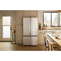 Réfrigérateur à deux portes 30,52 pi³ 36 po avec distributeur d'eau de Whirlpool (WRFF3336SZ) - Inox