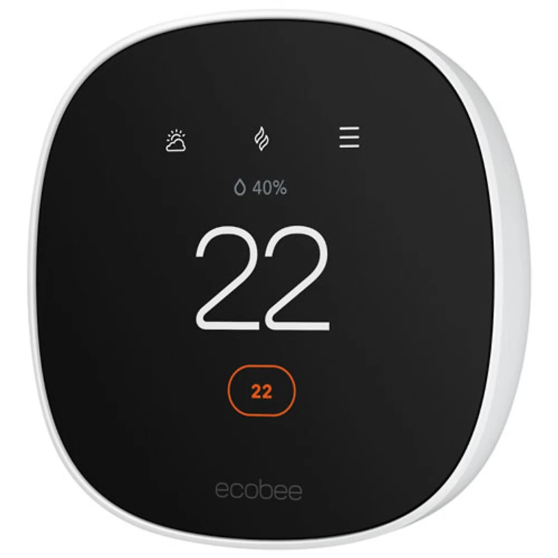 ecobee Smart Thermostat Essential Wi-Fi Smart Thermostat - White