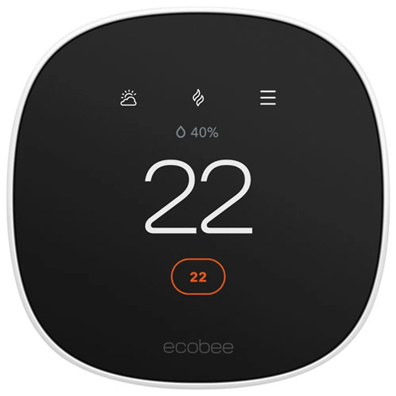 ecobee Smart Thermostat Essential Wi-Fi Smart Thermostat - White