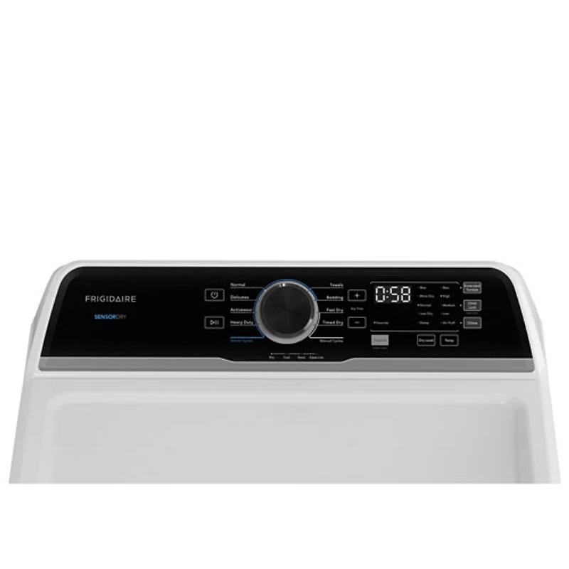 Sécheuse électrique de 7,0 pi³ de Frigidaire (FLVE752CBW) - Blanc