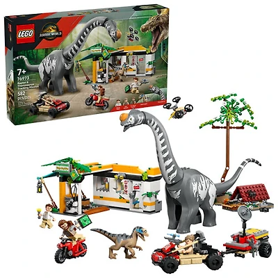 LEGO Jurassic World: Raptor & Titanosaurus Tracking Mission - 582 Pieces (76973)