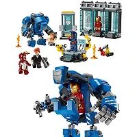 LEGO Marvel : Le laboratoire d'Iron Man : la salle des armures - 384 pièces (76315)