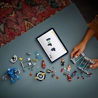 LEGO Marvel : Le laboratoire d'Iron Man : la salle des armures - 384 pièces (76315)