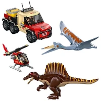 LEGO Jurassic World : Mission aérienne Spinosaure et Quetzalcoatlus - 984 pièces (76976)
