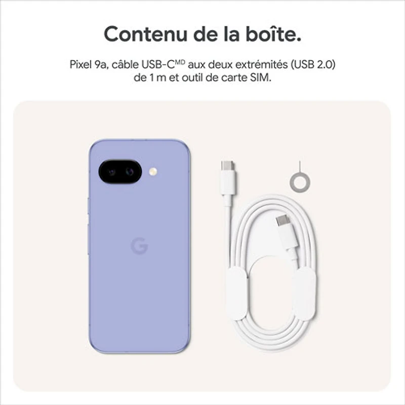 Google Pixel 9a 128GB - Porcelain - Unlocked