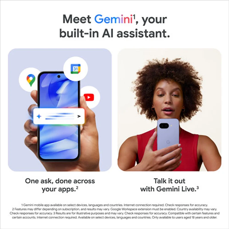 Pixel 9a de 128 Go de Google - Rose pivoine - Déverrouillé