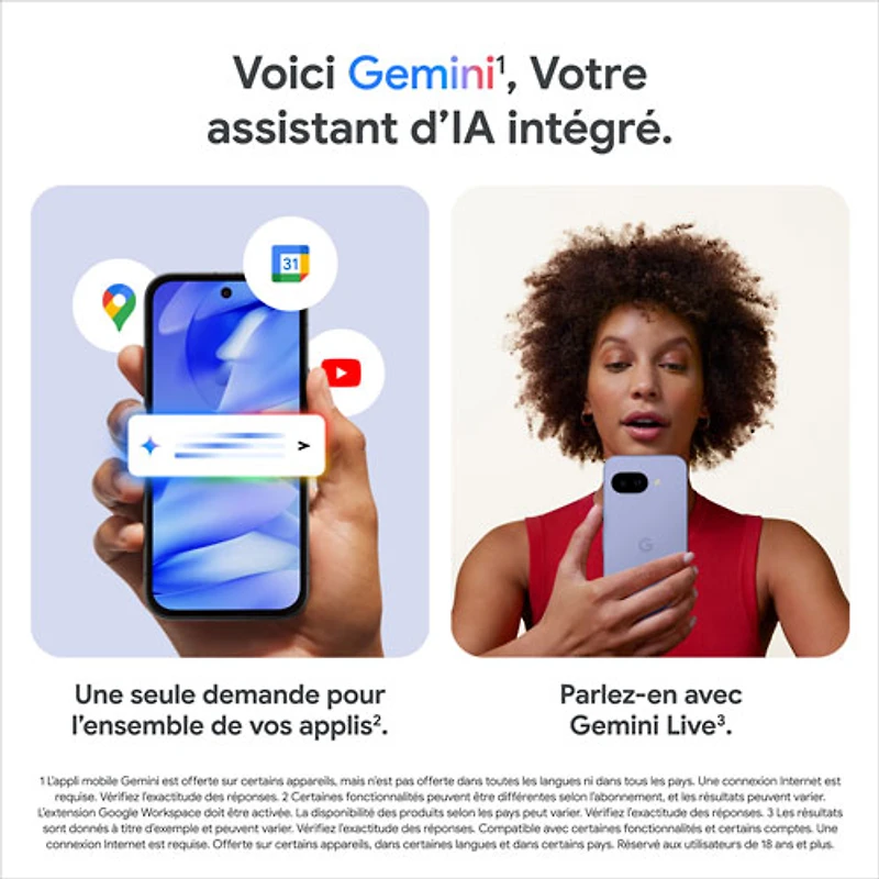 Pixel 9a de 128 Go de Google - Rose pivoine - Déverrouillé