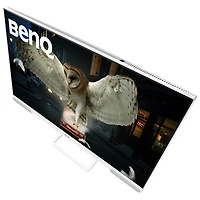 Moniteur de jeu DEL IPS Ultra HD 4K 60 Hz de 31,5 po de BenQ avec temps de réponse gris à gris de 5 ms (EW3290U) - Blanc