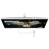 Moniteur de jeu DEL IPS Ultra HD 4K 60 Hz de 31,5 po de BenQ avec temps de réponse gris à gris de 5 ms (EW3290U) - Blanc