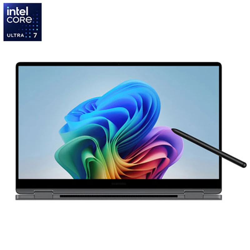 Portable CoPilot+ PC à écran tactile de 15,6 po Galaxy Book5 360 de Samsung (Core Ultra 7-256V d'Intel/SSD 512 Go/RAM 16 Go)
