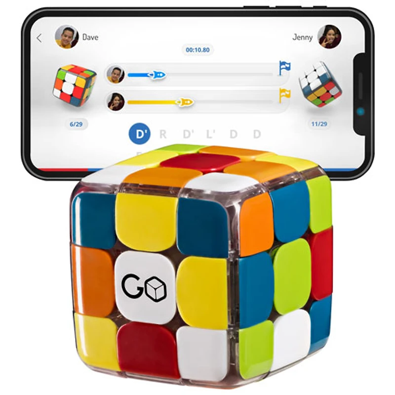 Casse-tête cubique Bluetooth Edge de GoCube