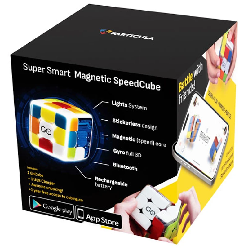 Casse-tête cubique Bluetooth Edge de GoCube