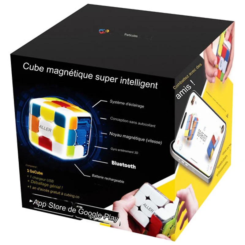 Casse-tête cubique Bluetooth Edge de GoCube