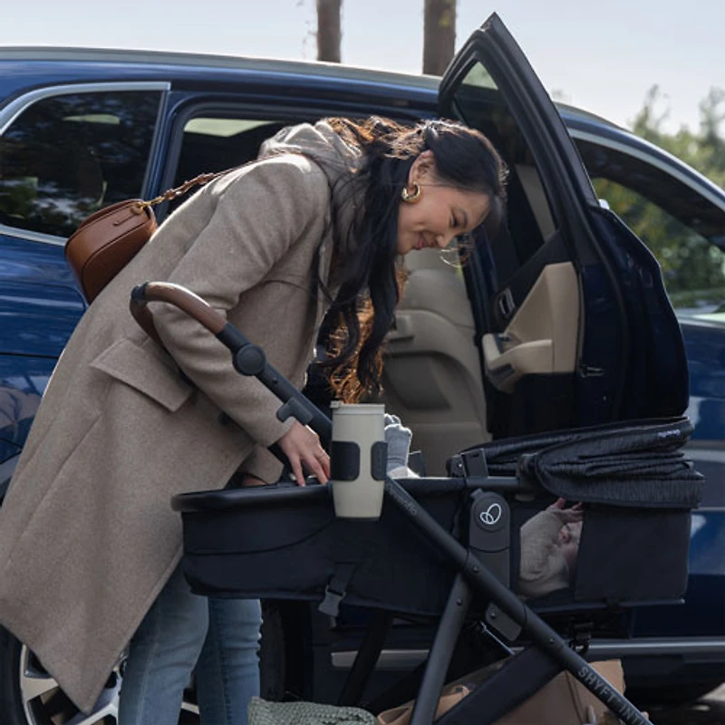 Evenflo Shyft Intuiti Travel System with Revolve180 LiteMax NXT Infant Car Seat - Black