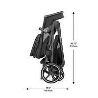 Evenflo Shyft Intuiti Travel System with Revolve180 LiteMax NXT Infant Car Seat - Black