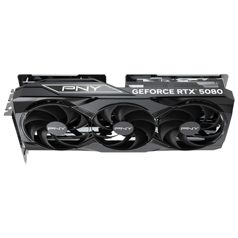 Carte graphique GeForce RTX 5080 de PNY avec mémoire GDDR7 de 16 Go