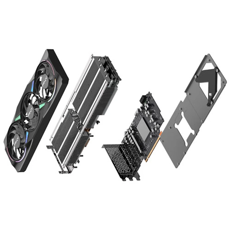 PNY GeForce RTX 5070 Ti ARGB Epic-X RGB OC Triple-Fan 16GB GDDR7 Video Card