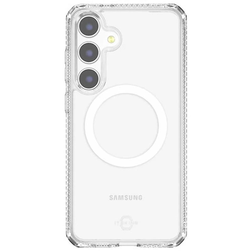 Itskins Hybrid_R Fitted Hard Shell Case for Galaxy S25 - Transparent