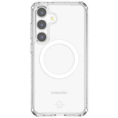 Itskins Hybrid_R Fitted Hard Shell Case for Galaxy S25+ (Plus) - Transparent