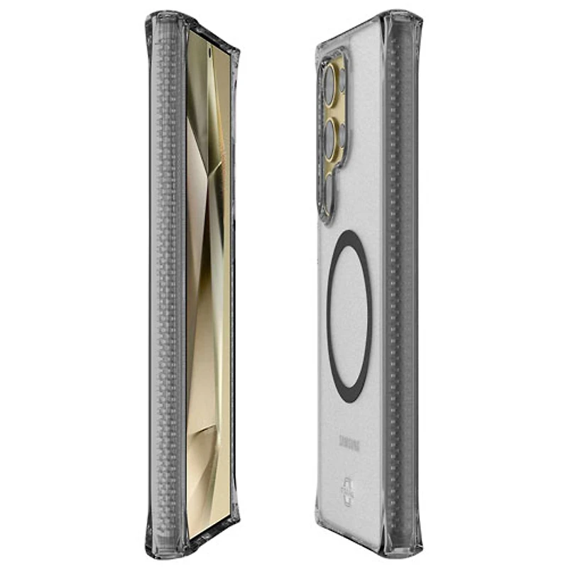 Itskins Hybrid_R / Vapor Fitted Hard Shell Case for Galaxy S25 Ultra - Smoke