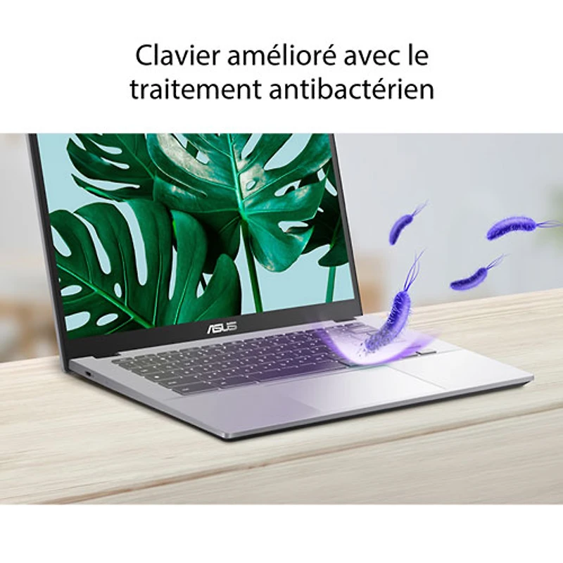 Chromebook Plus à écran tactile de 14 po CX34 d'ASUS avec 12 mois de forfait Google AI Pro - (Core i5-1334U d'Intel/RAM 16 Go/SSD 512 Go)