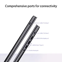 Chromebook Plus à écran tactile de 14 po CX34 d'ASUS avec 12 mois de forfait Google AI Pro - (Core i5-1334U d'Intel/RAM 16 Go/SSD 512 Go)