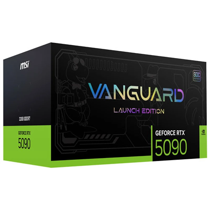 Carte graphique Vanguard GeForce RTX 5090 32 Go GDDR7 de MSI
