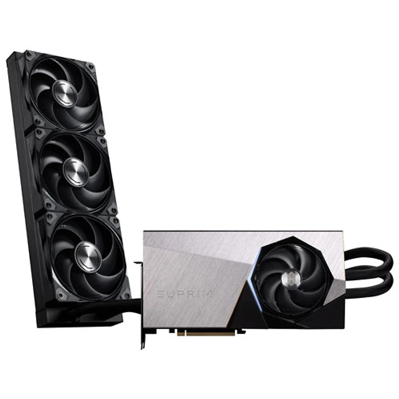 Carte graphique GeForce RTX 5080 Suprim Liquid 16 Go GDDR7 de MSI