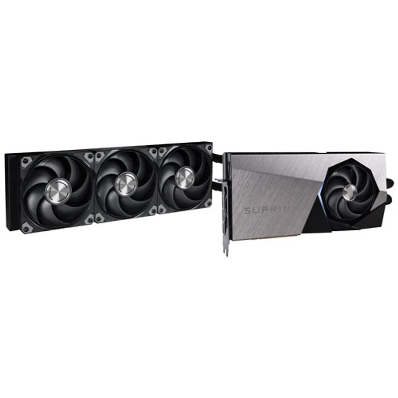 Carte graphique GeForce RTX 5080 Suprim Liquid 16 Go GDDR7 de MSI
