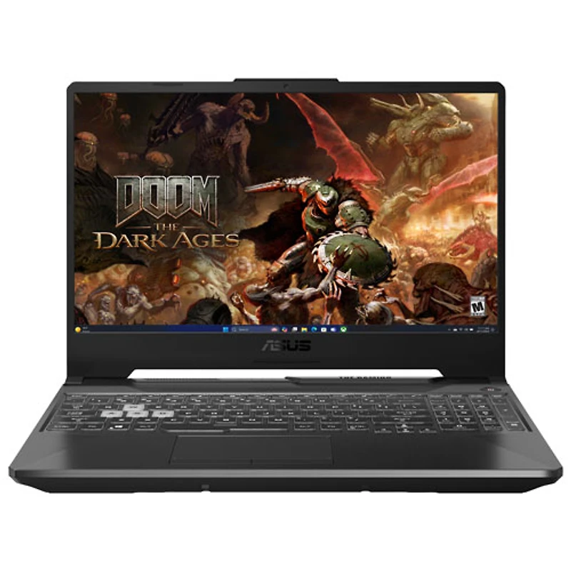 Portable de jeu de 15,6 po TUF Gaming A15 d'ASUS - Noir graphite (Ryzen 5 7535HS d'AMD/RAM 16 Go/SSD 1 To/GeForce RTX 3050)