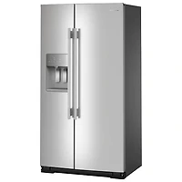KitchenAid 36" 20.6 Cu. Ft. Side-By-Side Refrigerator w/ Water & Ice Dispenser (KRSC536RPS) - Fingerprint Resistant SS