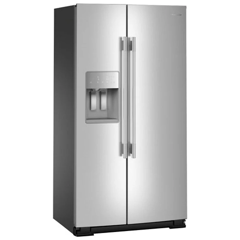 KitchenAid 36" 20.6 Cu. Ft. Side-By-Side Refrigerator w/ Water & Ice Dispenser (KRSC536RPS) - Fingerprint Resistant SS