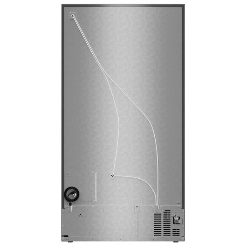 KitchenAid 36" 20.6 Cu. Ft. Side-By-Side Refrigerator w/ Water & Ice Dispenser (KRSC536RPS) - Fingerprint Resistant SS