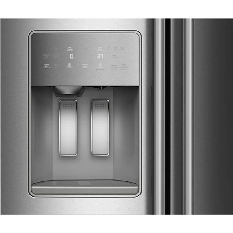 KitchenAid 36" 20.6 Cu. Ft. Side-By-Side Refrigerator w/ Water & Ice Dispenser (KRSC536RPS) - Fingerprint Resistant SS