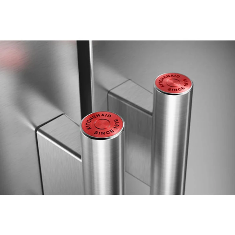 KitchenAid 36" 20.6 Cu. Ft. Side-By-Side Refrigerator w/ Water & Ice Dispenser (KRSC536RPS) - Fingerprint Resistant SS