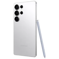 Galaxy S25 Ultra de 256 Go de Samsung avec Fido - Blanc argent titane - Financement mensuel