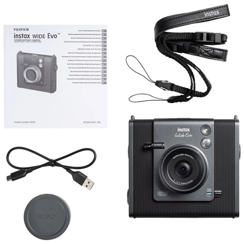 Appareil photo instantané hybride Instax WIDE Evo de Fujifilm