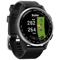 Montre de golf intelligente AMOLED 45 mm Approach S44 de Garmin - Noir
