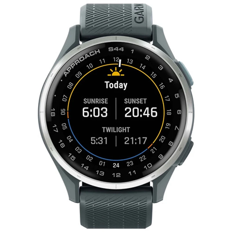 Garmin Approach S44 45mm AMOLED GPS Golf Smartwatch - Twilight