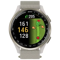 Montre de golf intelligente GPS AMOLED de 45 mm Approach S50 de Garmin - Ivoire