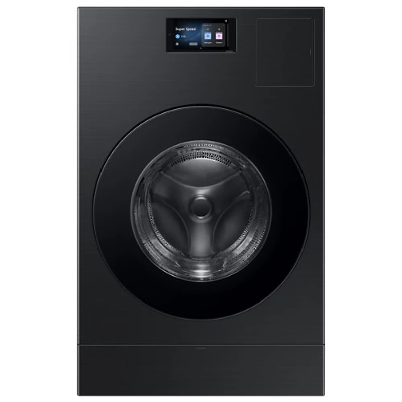 Samsung 6.1 Cu. Ft. Vented Electric Washer & Dryer Combo (WD90F53AVBAC) - Brushed Black