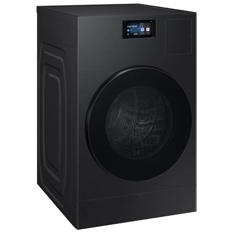 Samsung 6.1 Cu. Ft. Vented Electric Washer & Dryer Combo (WD90F53AVBAC) - Brushed Black
