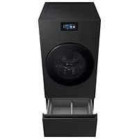 Samsung 6.1 Cu. Ft. Vented Electric Washer & Dryer Combo (WD90F53AVBAC) - Brushed Black