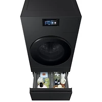 Samsung 6.1 Cu. Ft. Vented Electric Washer & Dryer Combo (WD90F53AVBAC) - Brushed Black