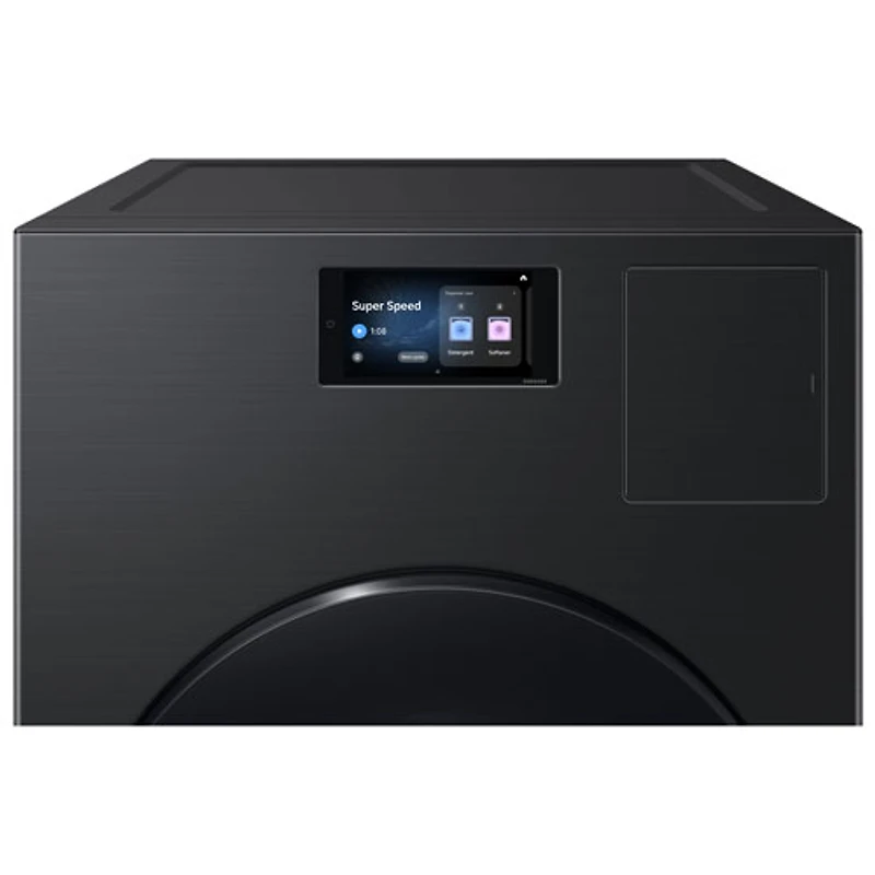 Samsung 6.1 Cu. Ft. Vented Electric Washer & Dryer Combo (WD90F53AVBAC) - Brushed Black