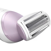 Rasoir électrique féminin pour peau sèche/humide série 6000 de Philips (BRL136/00) - Blanc/Rose