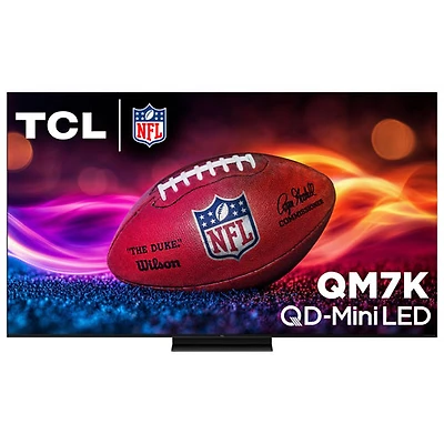 Téléviseur intelligent Google QD mini-DEL HDR UHD 4K de 55 po série QM7K de 85 po de TCL (55QM7K) - 2025
