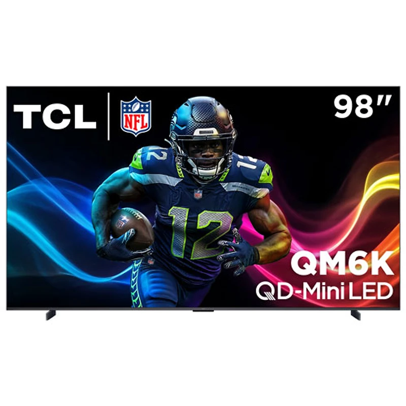 TCL 98" QM6K Series 4K UHD HDR QD-Mini LED Smart Google TV (98QM6K) - 2025