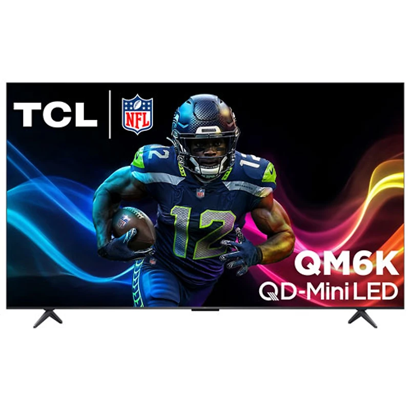 TCL 85" QM6K Series 4K UHD HDR QD-Mini LED Smart Google TV (85QM6K) - 2025